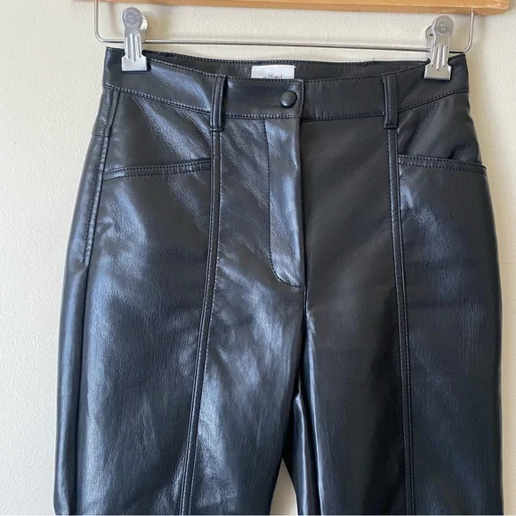 Aritzia Wilfred Rebel Pant High-waisted Vegan Leather pants